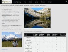 Tablet Screenshot of fitpacking.com